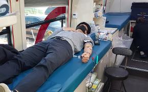 KOEM 대산지사, 혈액부족 극복 위해 헌혈행사 실시 - 첨부파일(헌혈사진1.jpg)
